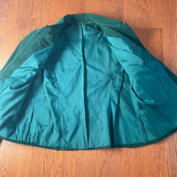VINTAGE Handsewn jacket green medium/large - Picture 2 of 4